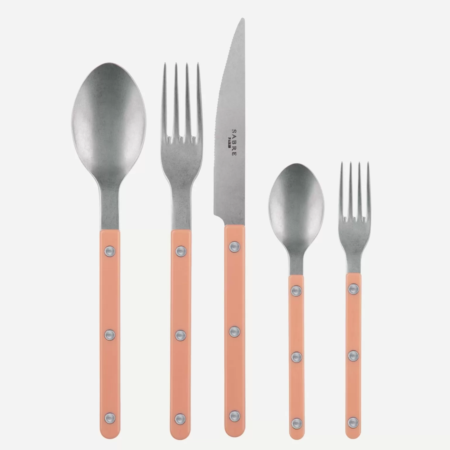 Set De 5 Pièces<Sabre Paris Bistrot Vintage Uni, Rose nude