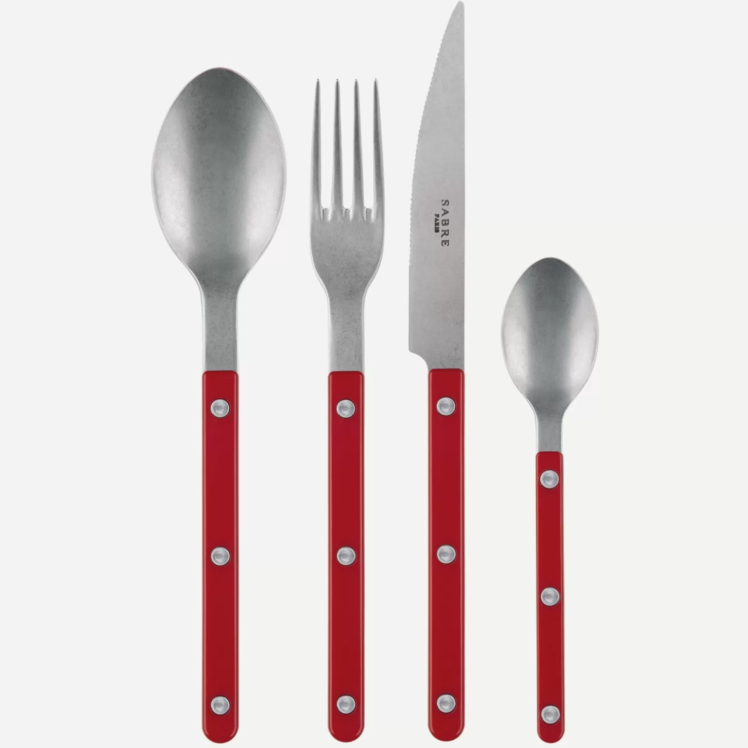 Ménagère De 48 Pièces<Sabre Paris Bistrot Vintage Uni, Rouge