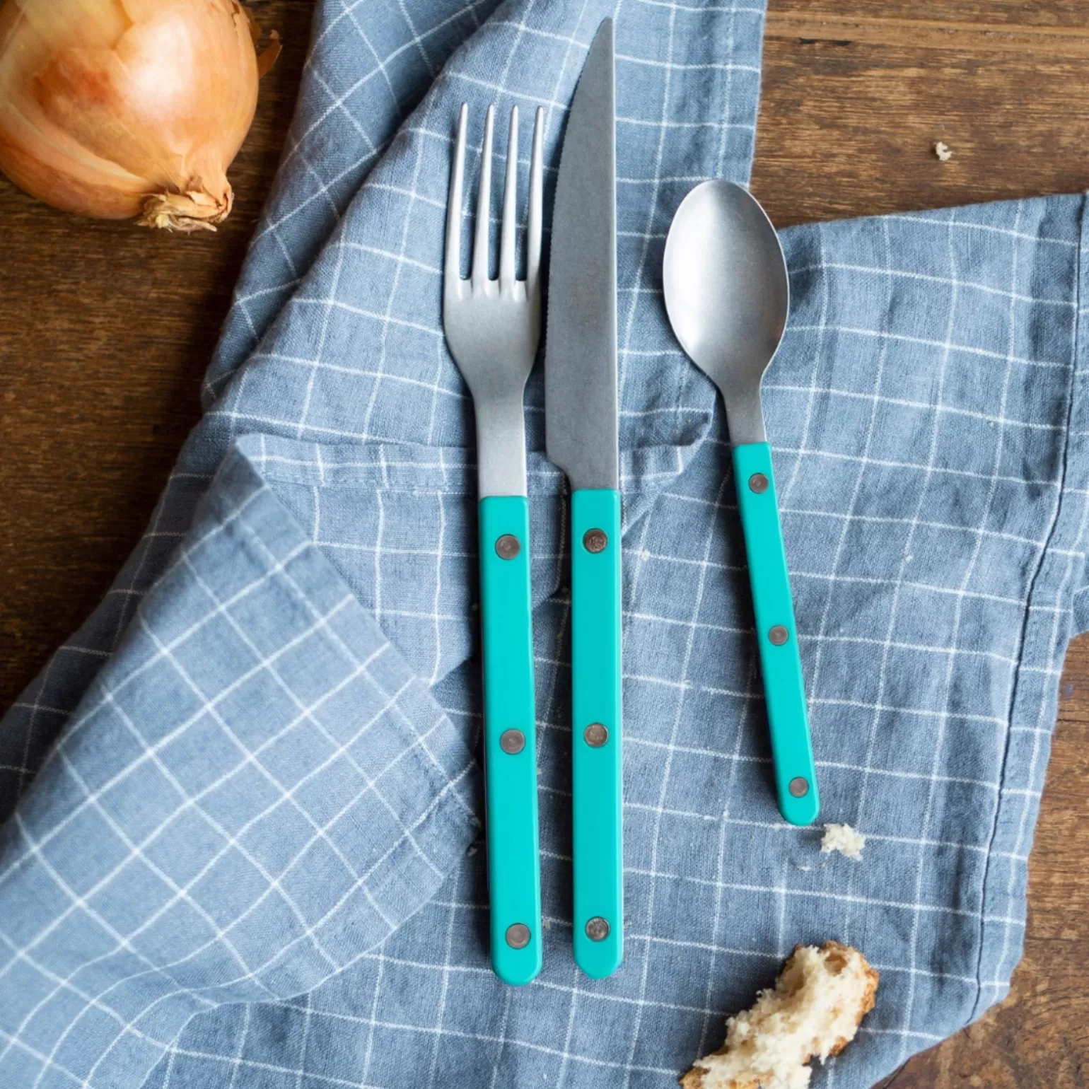 Set De 5 Pièces<Sabre Paris Bistrot Vintage Uni, Turquoise