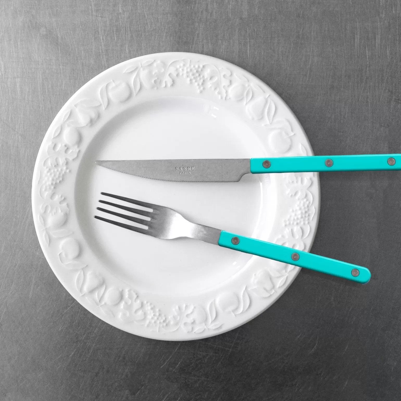 Set De 5 Pièces<Sabre Paris Bistrot Vintage Uni, Turquoise
