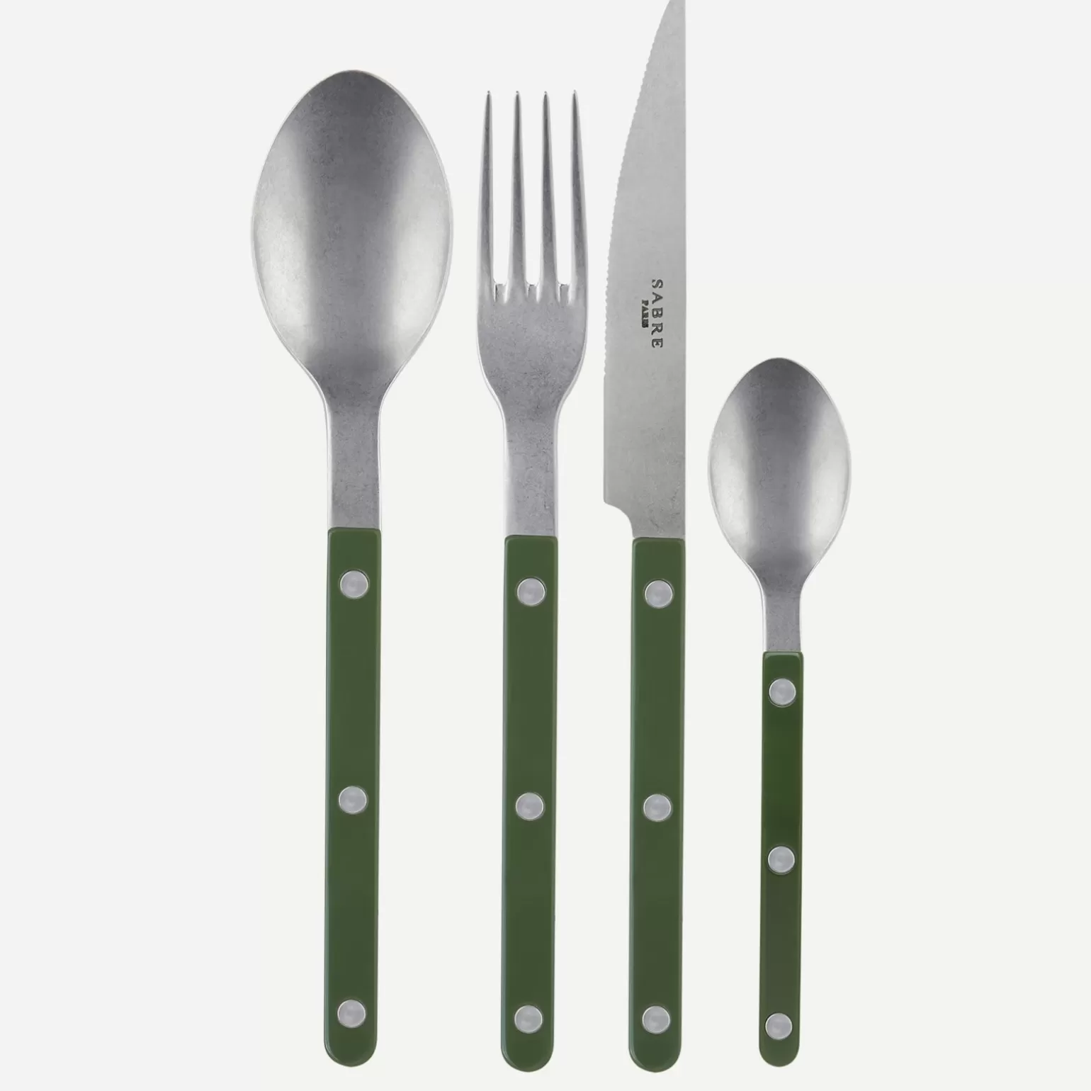 Set De 4 Pièces<Sabre Paris Bistrot Vintage Uni, Vert
