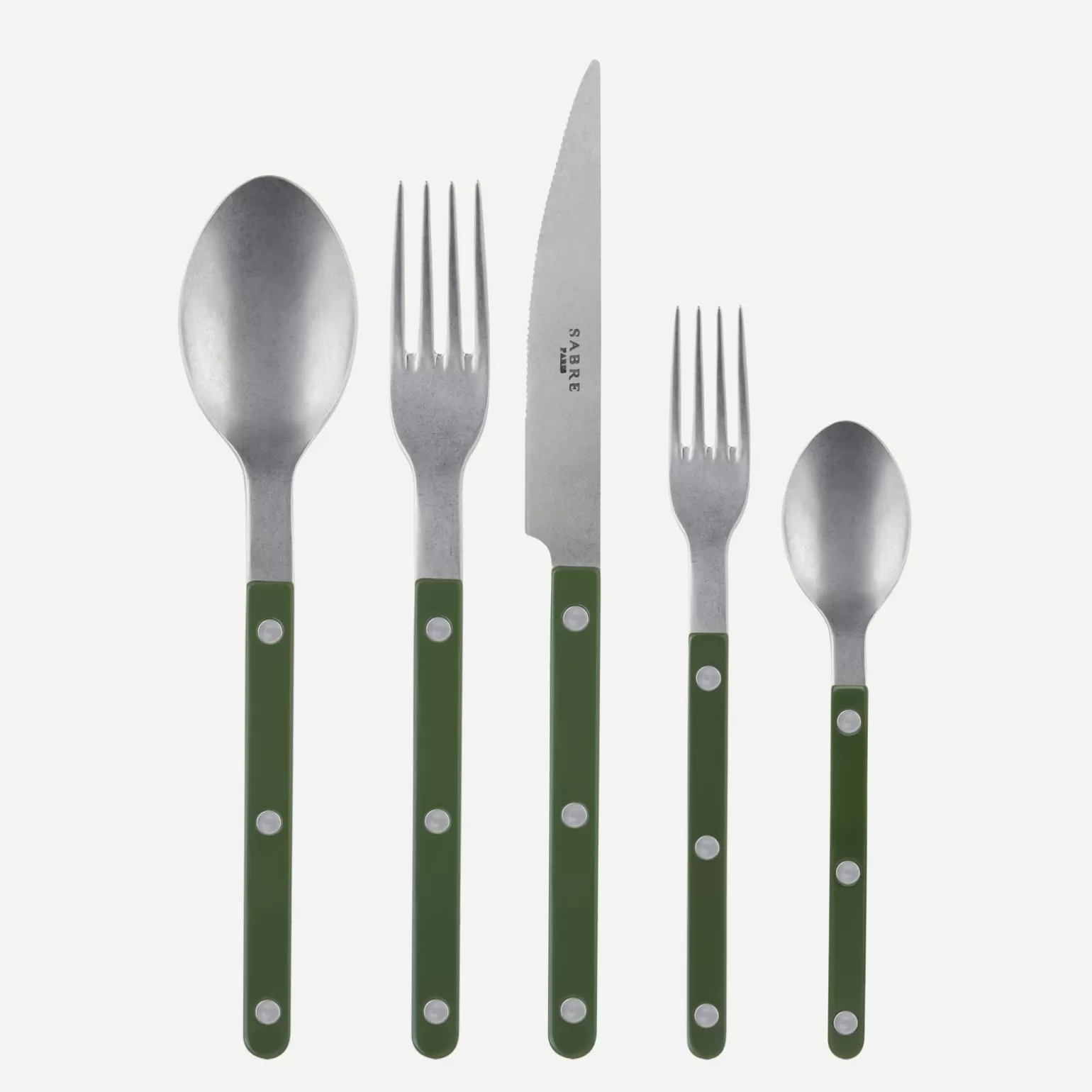 Set De 5 Pièces<Sabre Paris Bistrot Vintage Uni, Vert