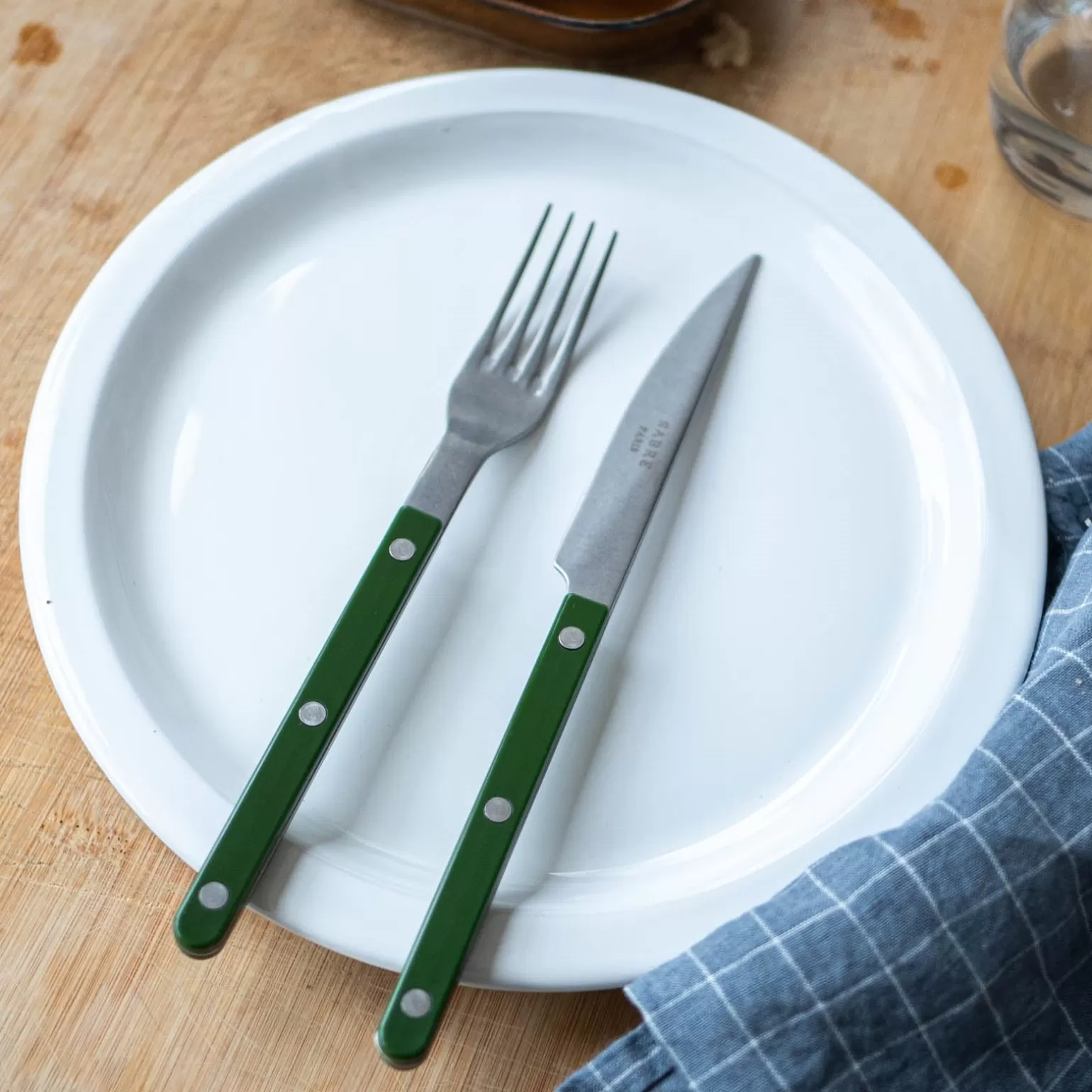 Ménagère De 24 Pièces<Sabre Paris Bistrot Vintage Uni, Vert