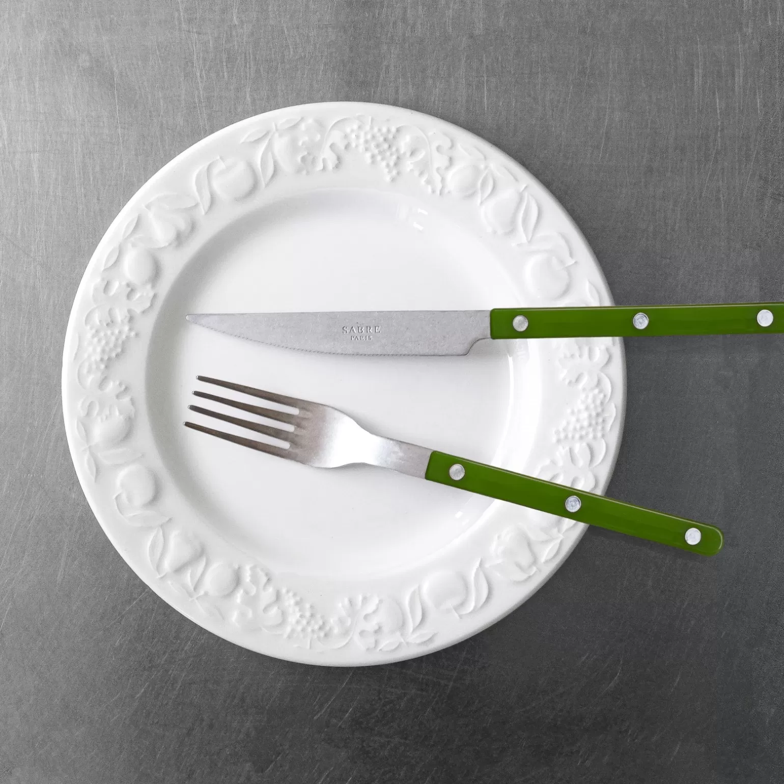 Ménagère De 48 Pièces<Sabre Paris Bistrot Vintage Uni, Vert