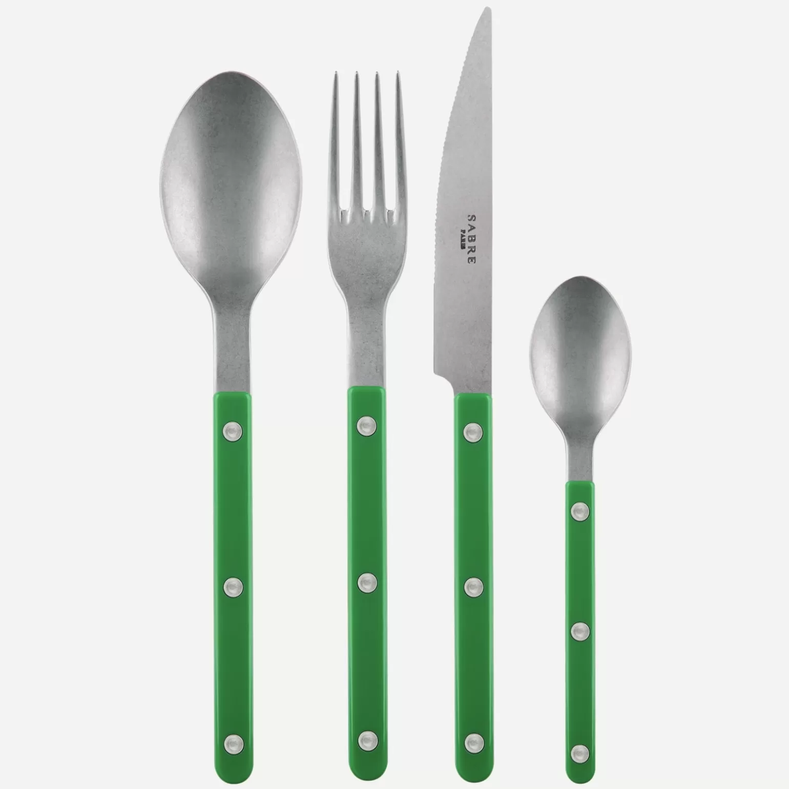 Ménagère De 48 Pièces<Sabre Paris Bistrot Vintage Uni, Vert jardin