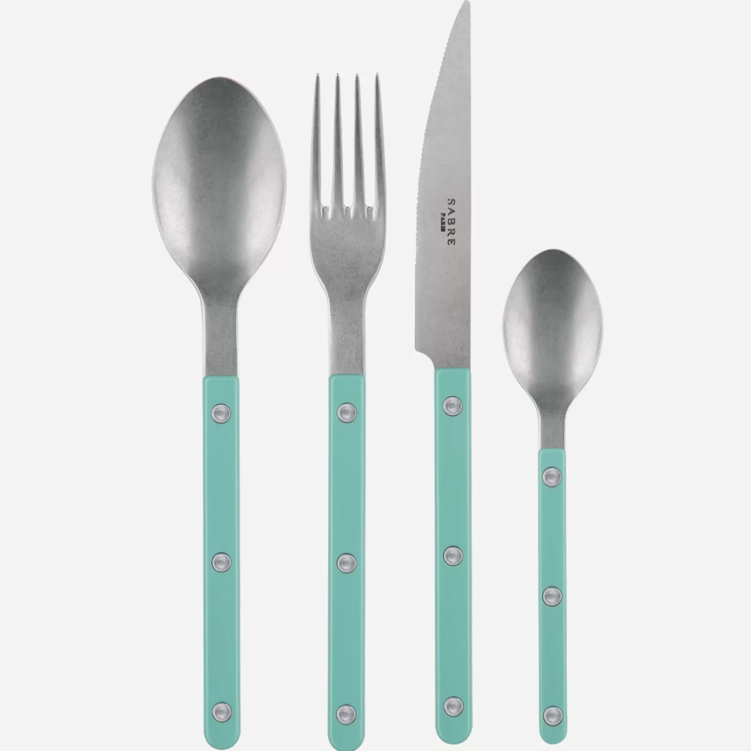 Ménagère De 48 Pièces<Sabre Paris Bistrot Vintage Uni, Vert pastel