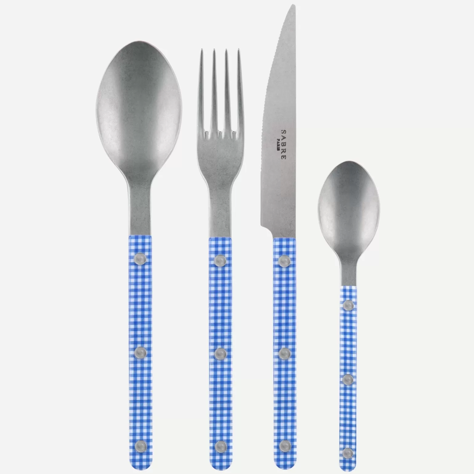Set De 4 Pièces<Sabre Paris Bistrot Vintage Vichy, Bleu